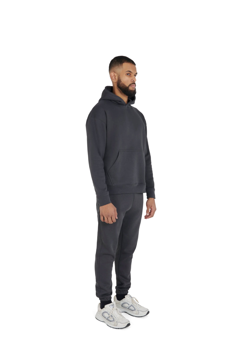 450 GSM Luxury Hoodies Fume Grey
