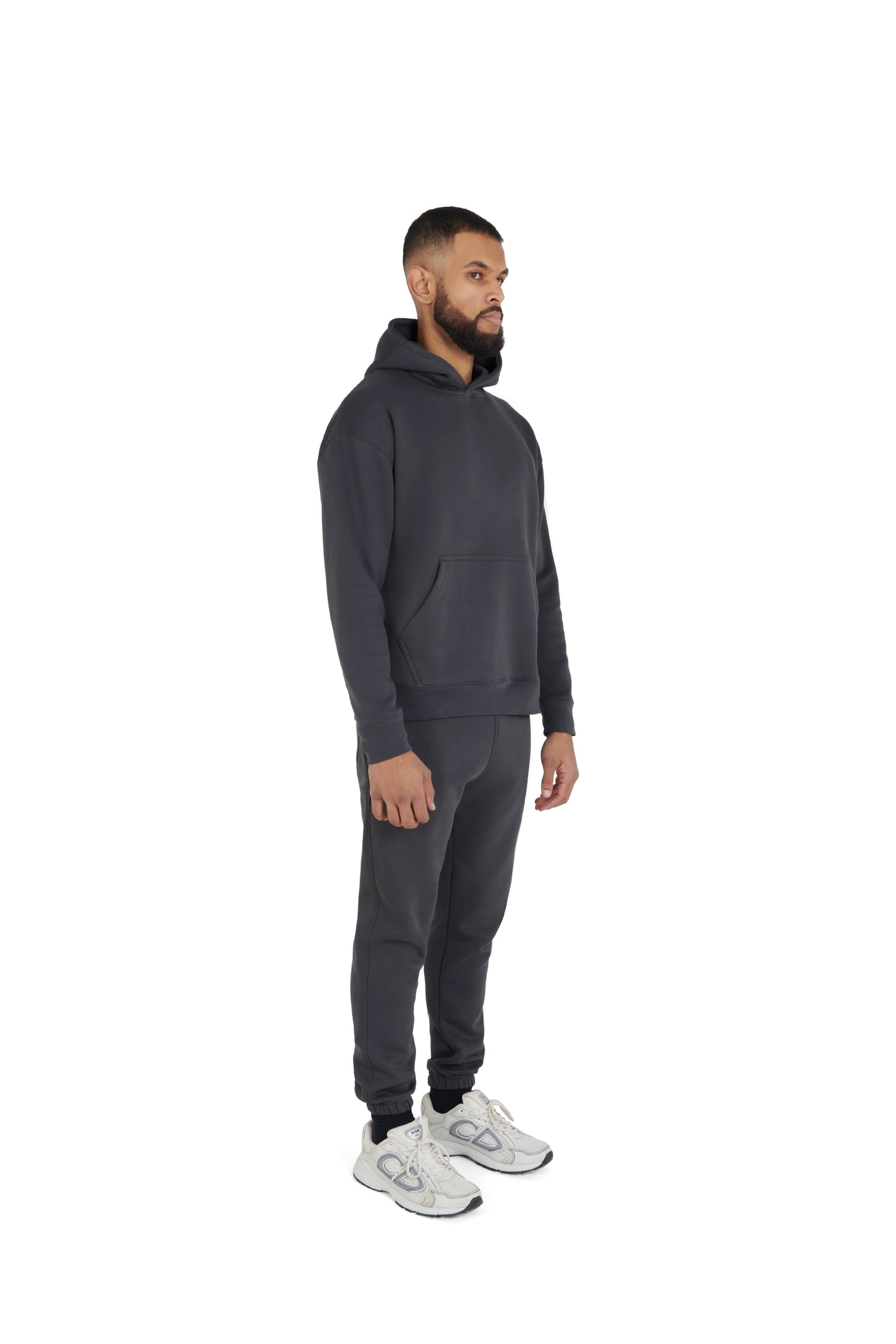 450 GSM Luxury Hoodies Fume Grey