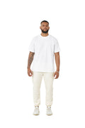 White Heavyweight Cotton T-Shirt - Front