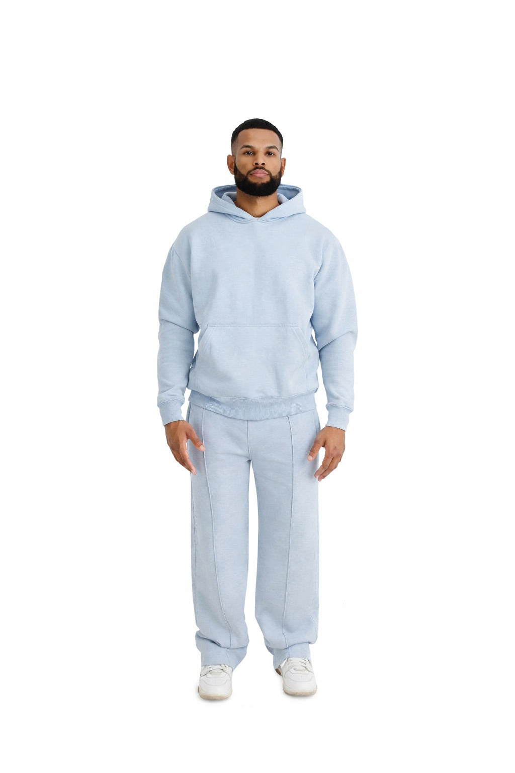450 GSM Luxury Hoodies Light Blue