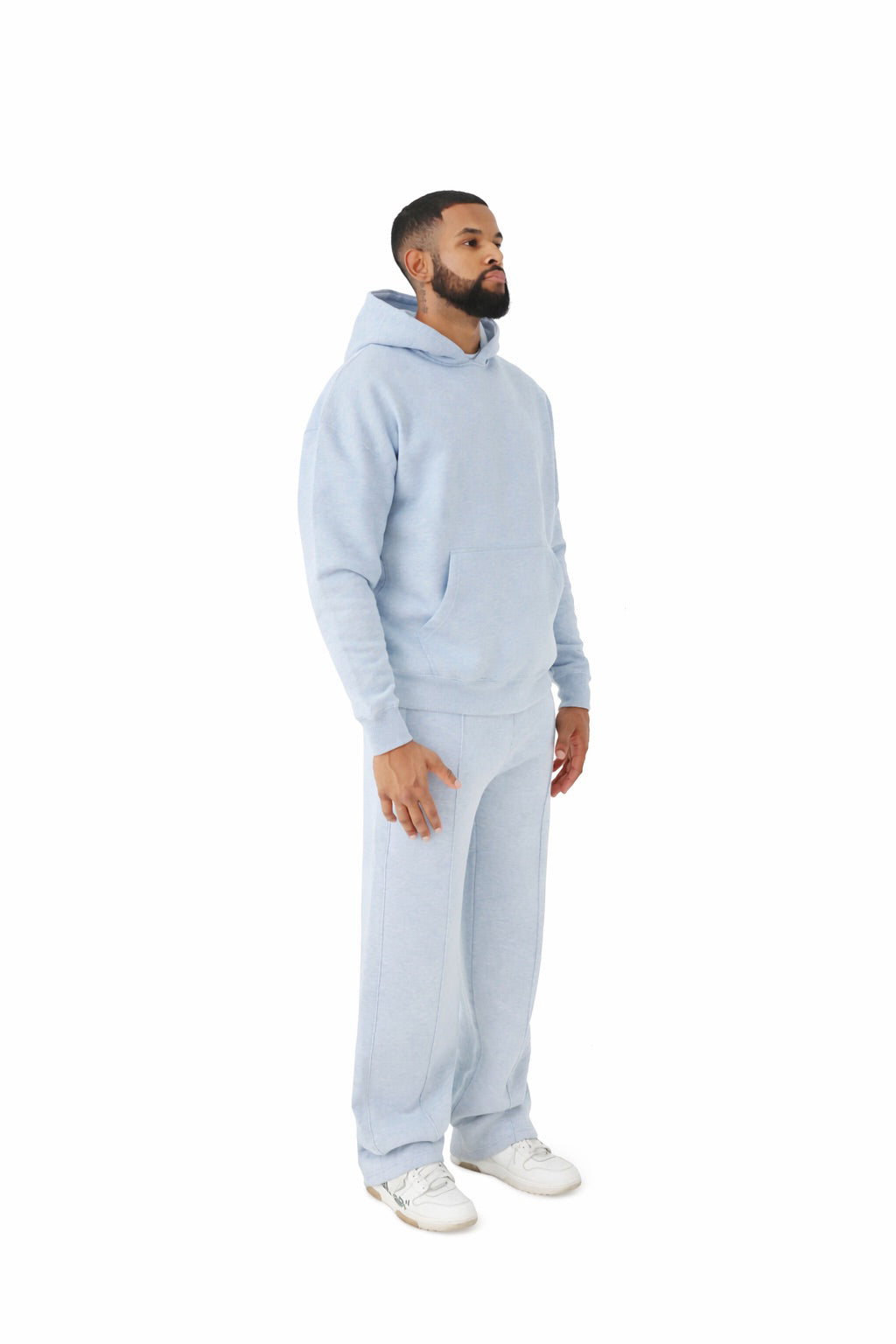 450 GSM Luxury Hoodies Light Blue